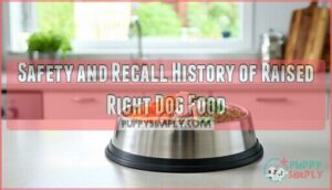 safety and recall history of raised right dog food