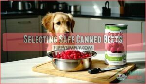 selecting safe canned beets