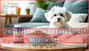 senior feeding schedule and dietary adjustments