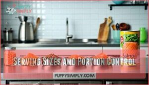 serving sizes and portion control
