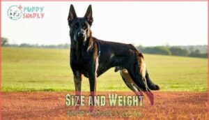 size and weight