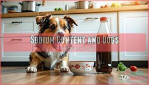 sodium content and dogs