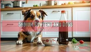 sodium content and dogs