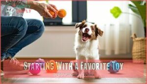 starting with a favorite toy
