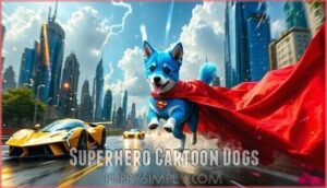 superhero cartoon dogs