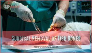 surgical removal of fish bones