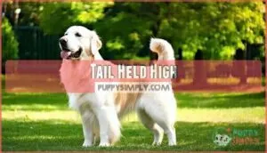 tail held high