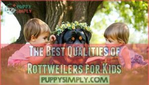 the best qualities of rottweilers for kids