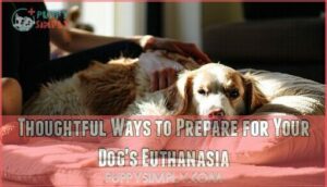 thoughtful ways to prepare for your dog's euthanasia