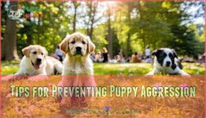 tips for preventing puppy aggression