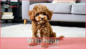 toy red poodles