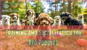 training and socialization for red poodles