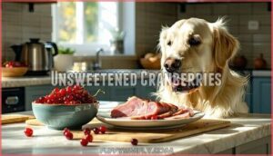 unsweetened cranberries