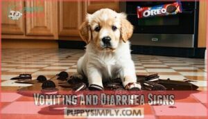 vomiting and diarrhea signs