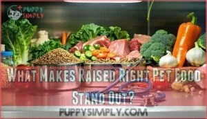 what makes raised right pet food stand out
