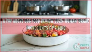 a pup above dog food review