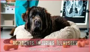 accidents, injuries, illnesses