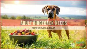 adult ridgeback needs