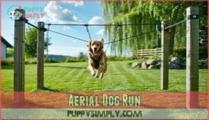 aerial dog run