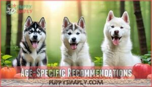age-specific recommendations