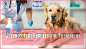 allergy test results and treatment