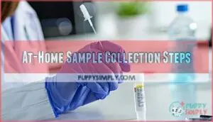 at-home sample collection steps