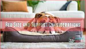 bed size and support considerations