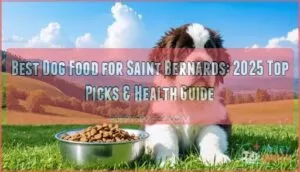 best dog food for saint bernards