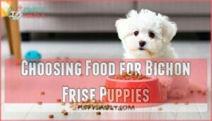 choosing food for bichon frise puppies