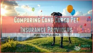 comparing cane corso pet insurance providers