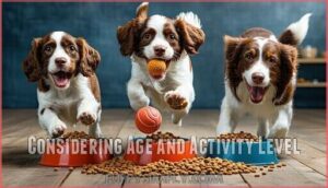 considering age and activity level