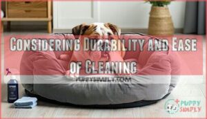 considering durability and ease of cleaning
