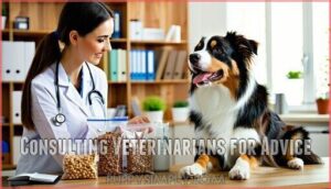 consulting veterinarians for advice