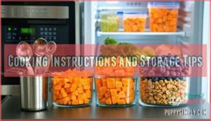 cooking instructions and storage tips