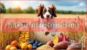 essential fats and carbohydrates