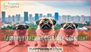 factors affecting cost (age, location)