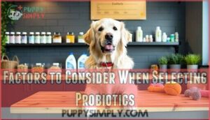 factors to consider when selecting probiotics