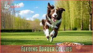 feeding border collies