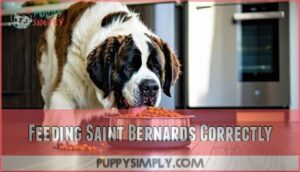feeding saint bernards correctly