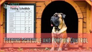 feeding schedule and portion control