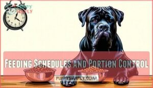 feeding schedules and portion control