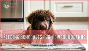 feeding schedules for newfoundlands