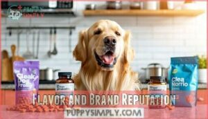 flavor and brand reputation