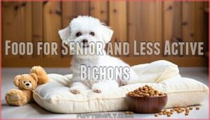 food for senior and less active bichons