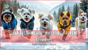 gear recommendations for different climates