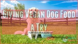 giving vegan dog food a try