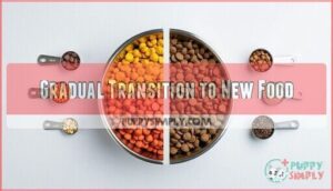 gradual transition to new food