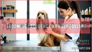 grooming frequency and scheduling