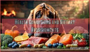 health conditions and dietary requirements