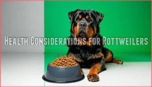 health considerations for rottweilers